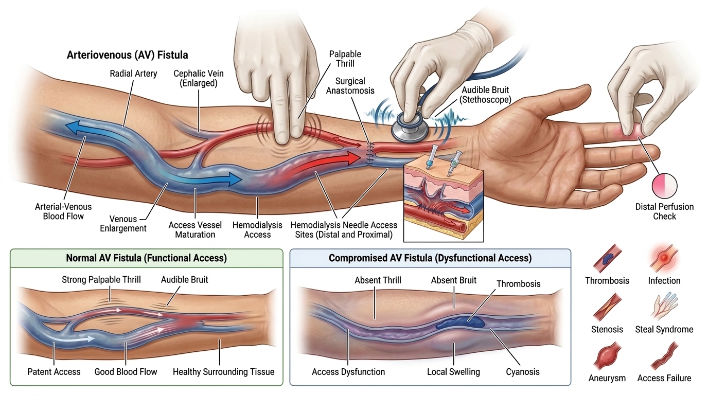 Hemodialysis Access Care — clinical illustration