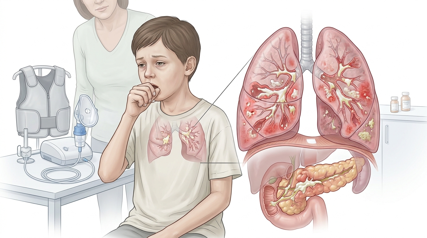Cystic Fibrosis Adult — clinical illustration
