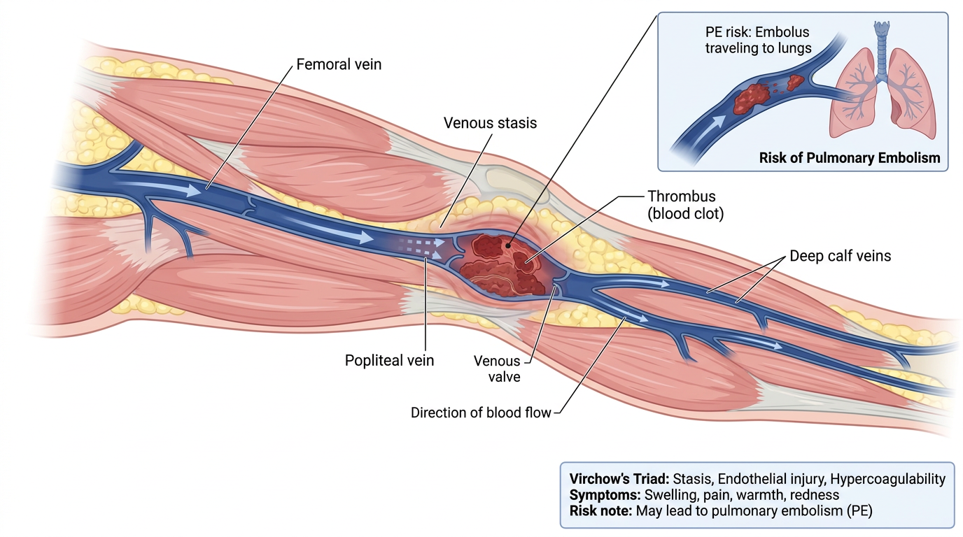 DVT & PE Prevention — clinical illustration