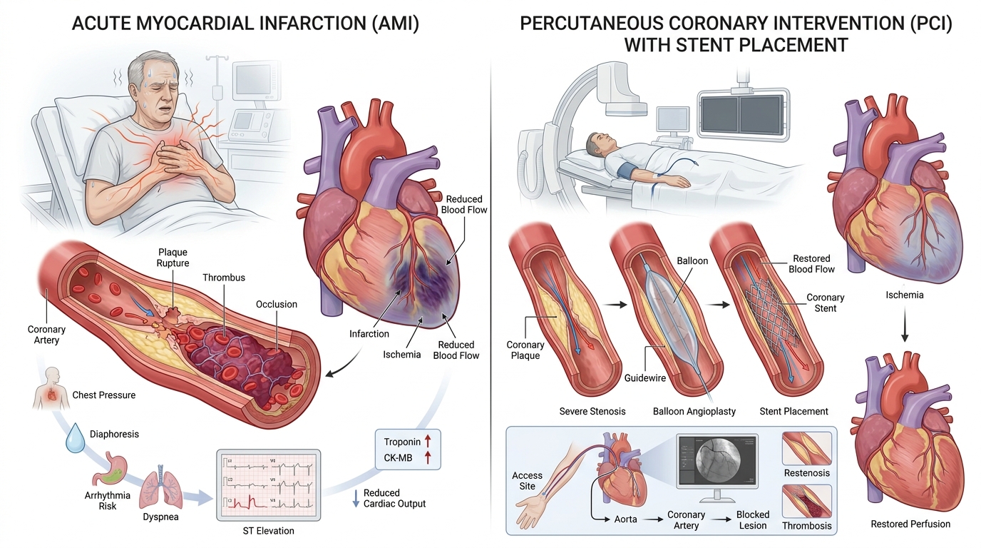 Myocardial Infarction — clinical illustration