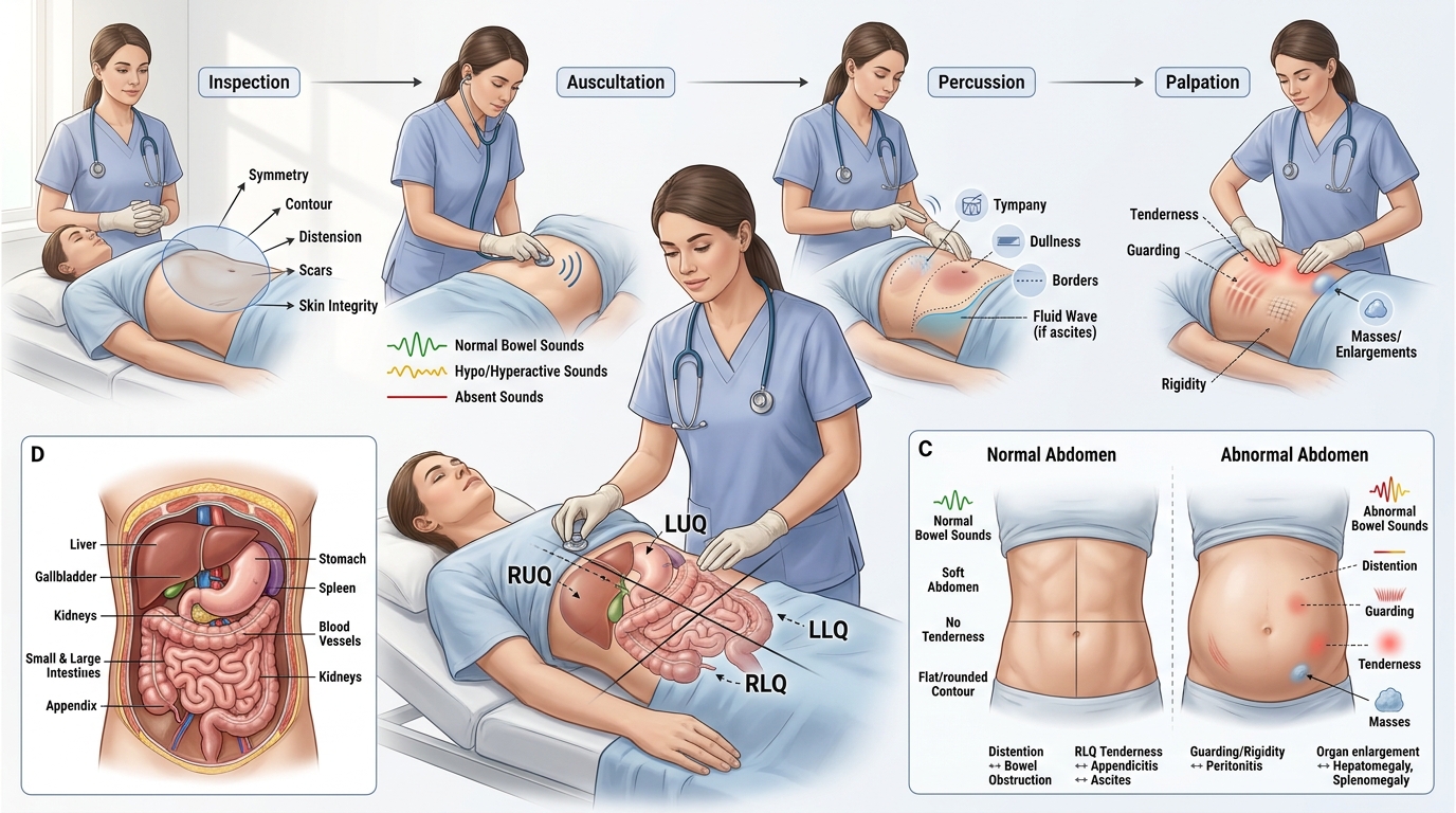 Abdominal Assessment — clinical illustration