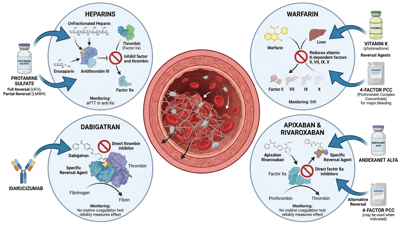 Anticoagulants — clinical illustration