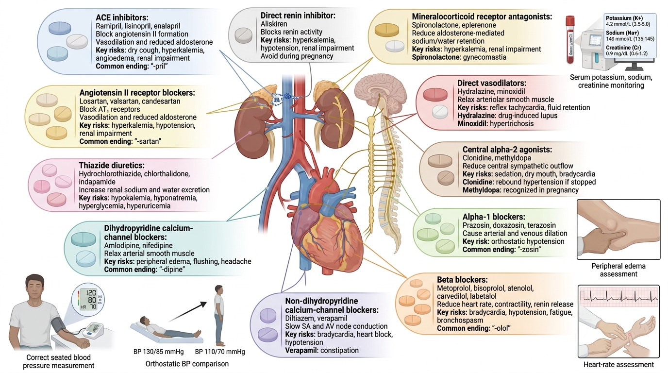 Antihypertensives: Combos — clinical illustration