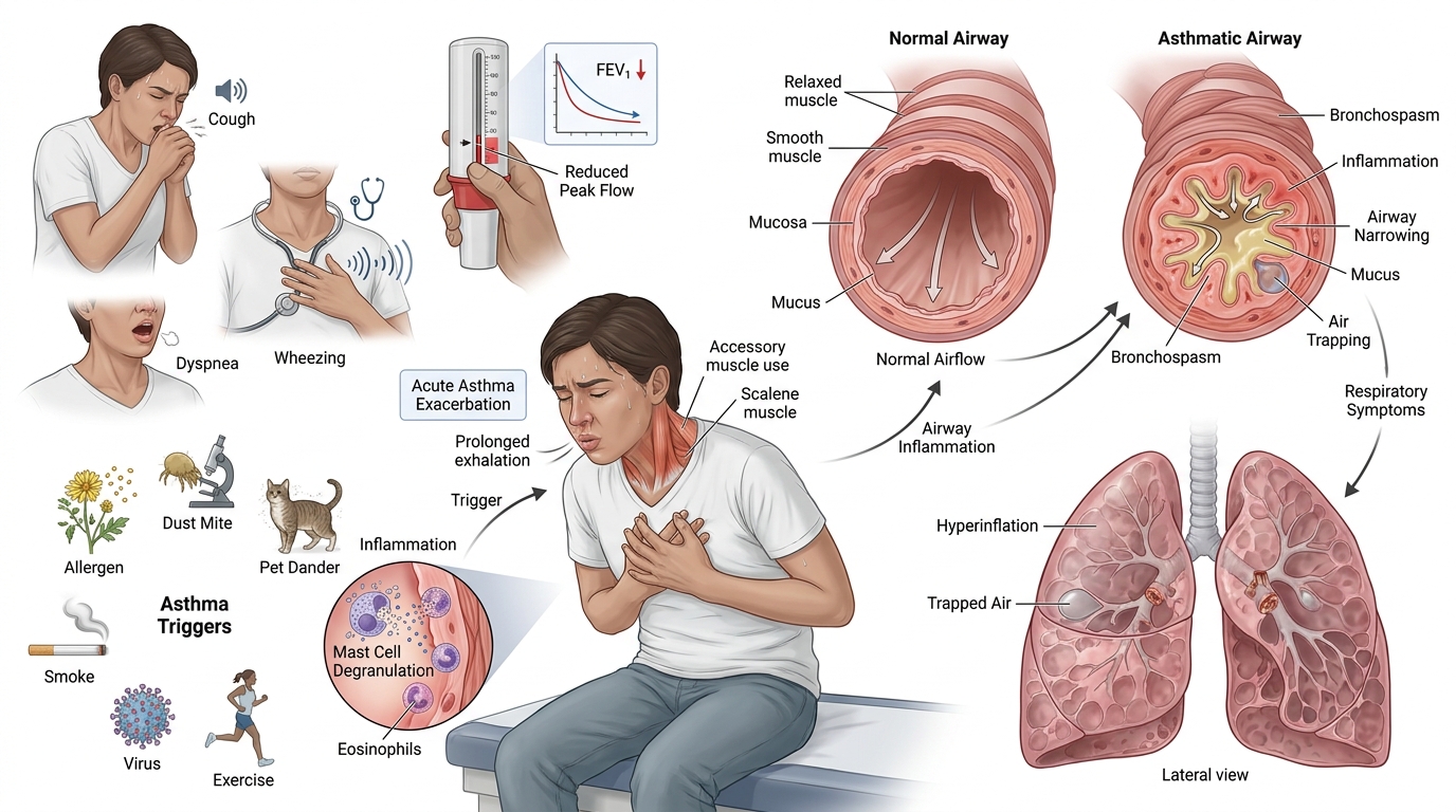 Asthma: outpatient management (AGPCNP, US) — clinical illustration