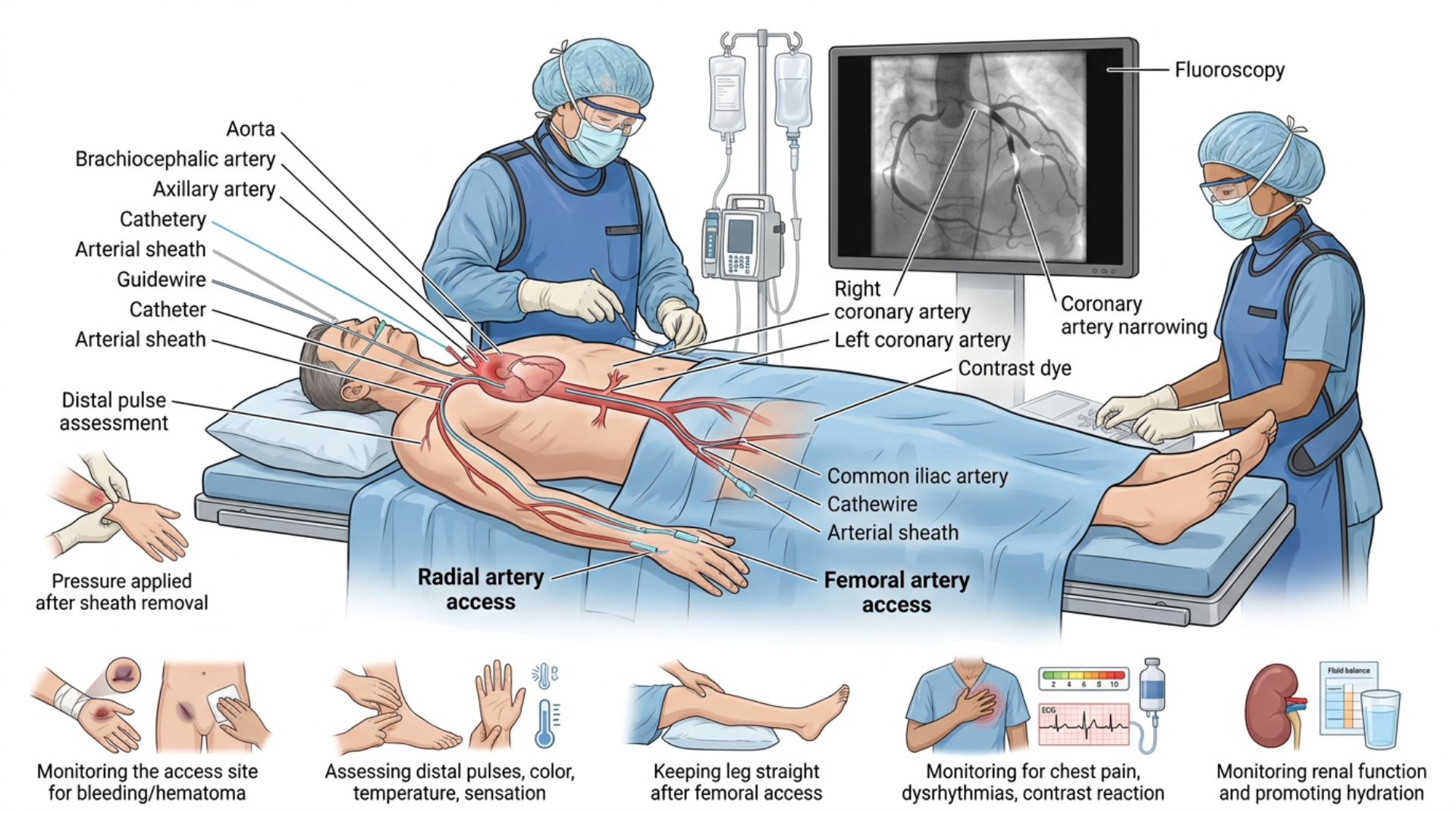 Cardiac Catheterization — clinical illustration