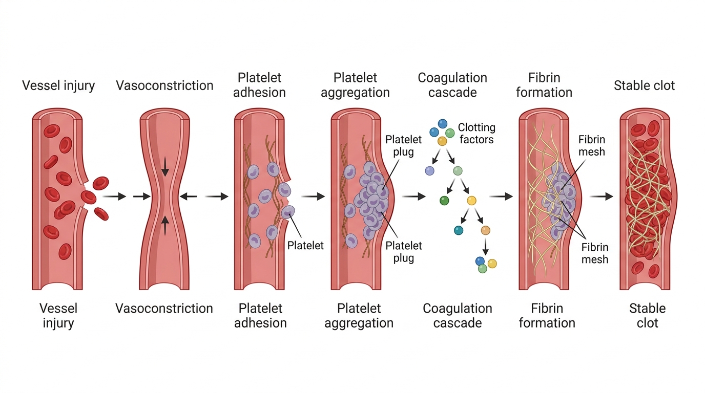 Coagulation Cascade — clinical illustration