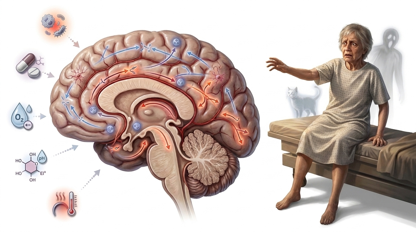 Delirium in the Elderly: Recognition — clinical illustration