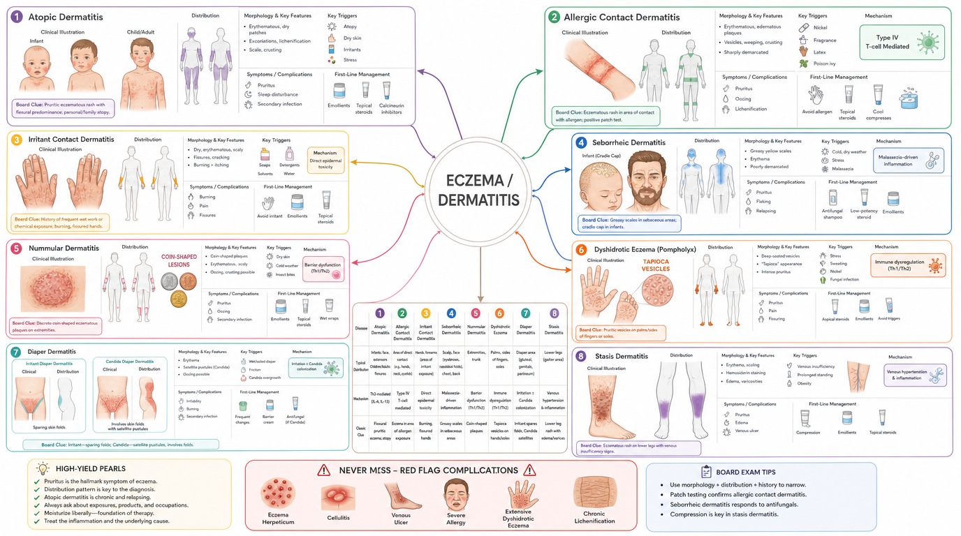 Severe Dermatitis — clinical illustration