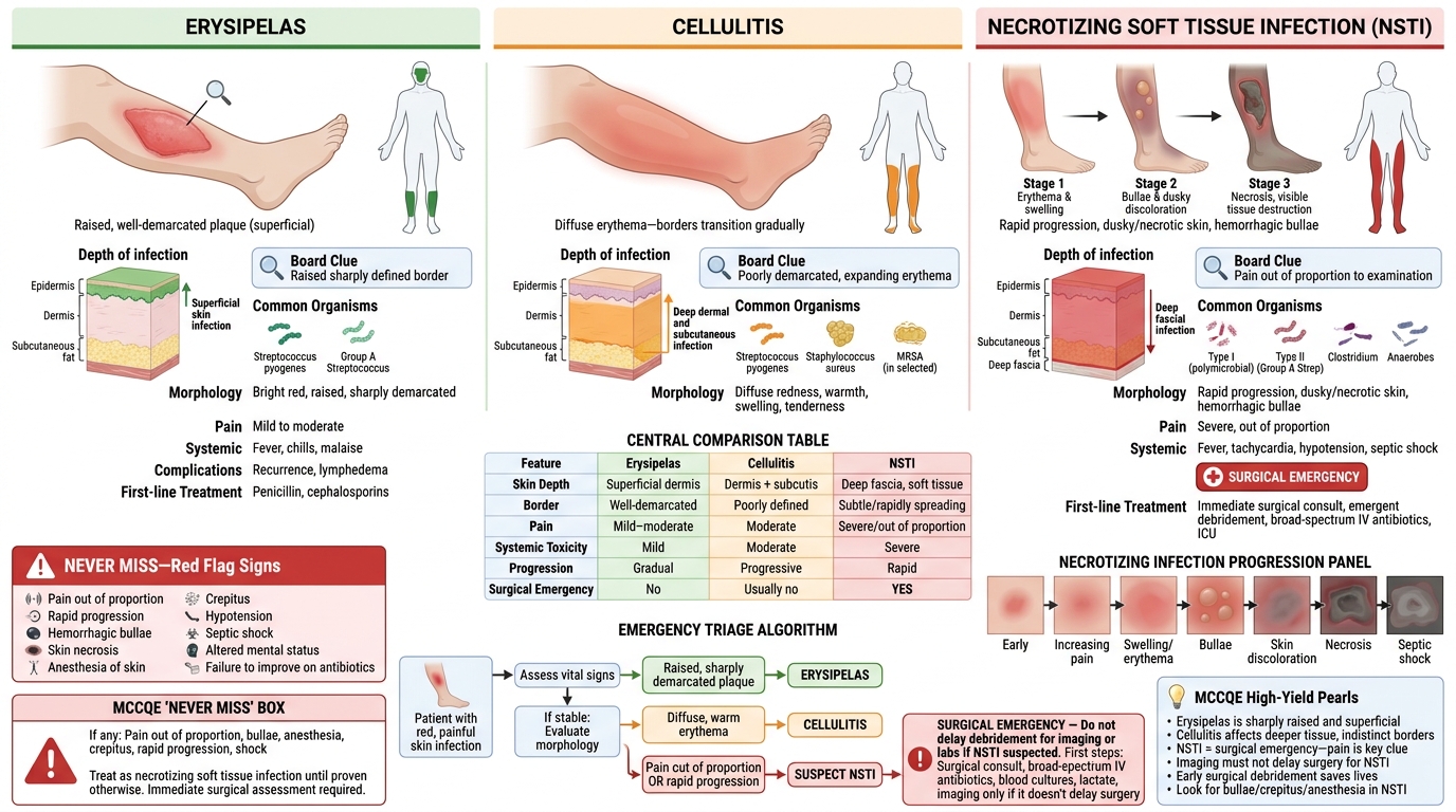 Cellulitis — clinical illustration