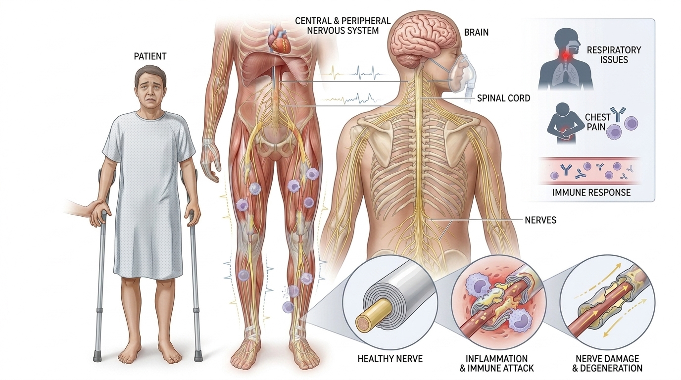 Guillain-Barré Syndrome — clinical illustration
