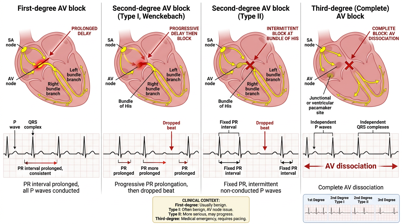 Heart Blocks — clinical illustration