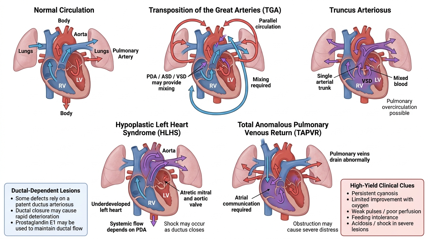Mixed Heart Defects — clinical illustration