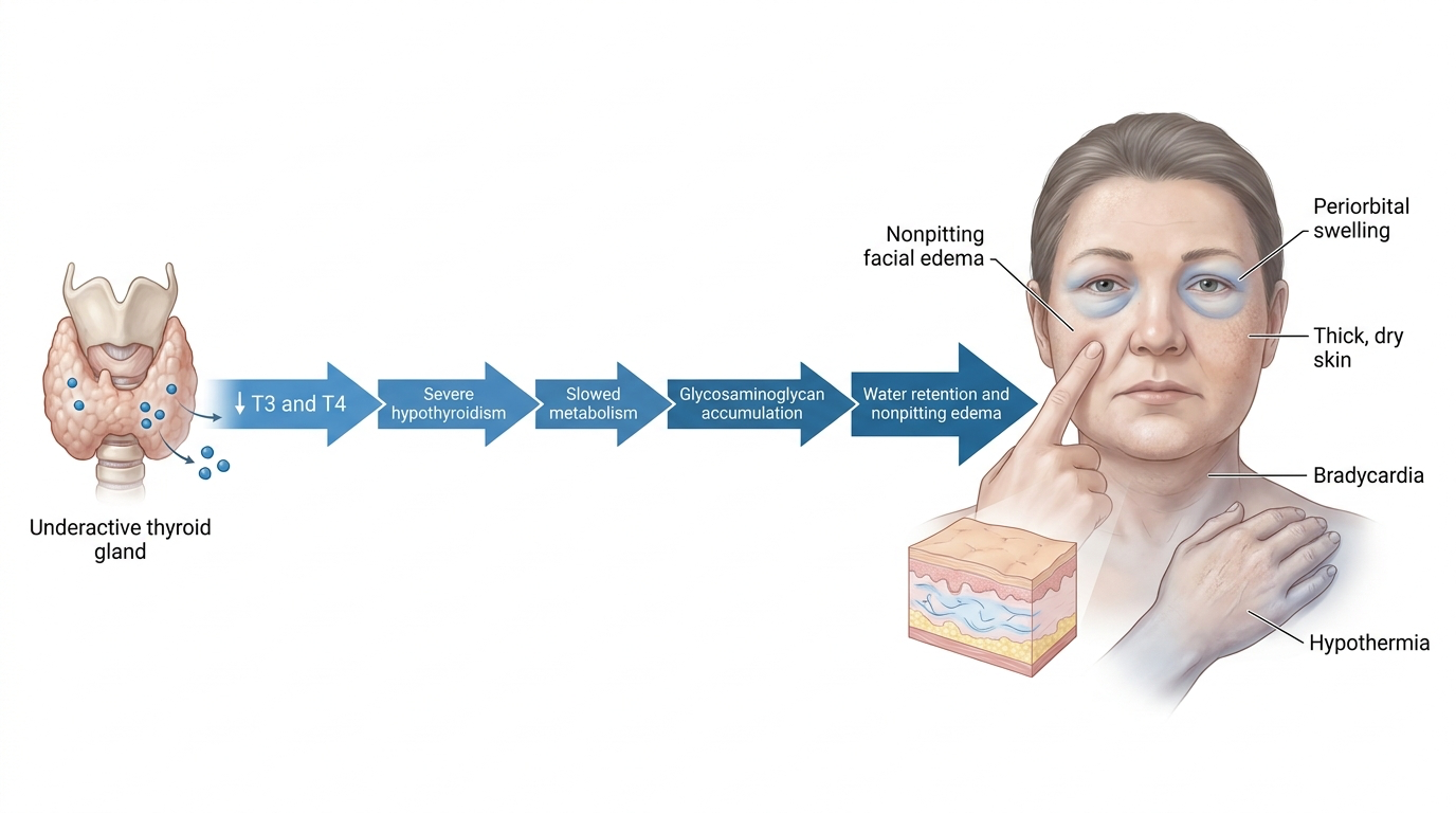 Myxedema Coma — clinical illustration