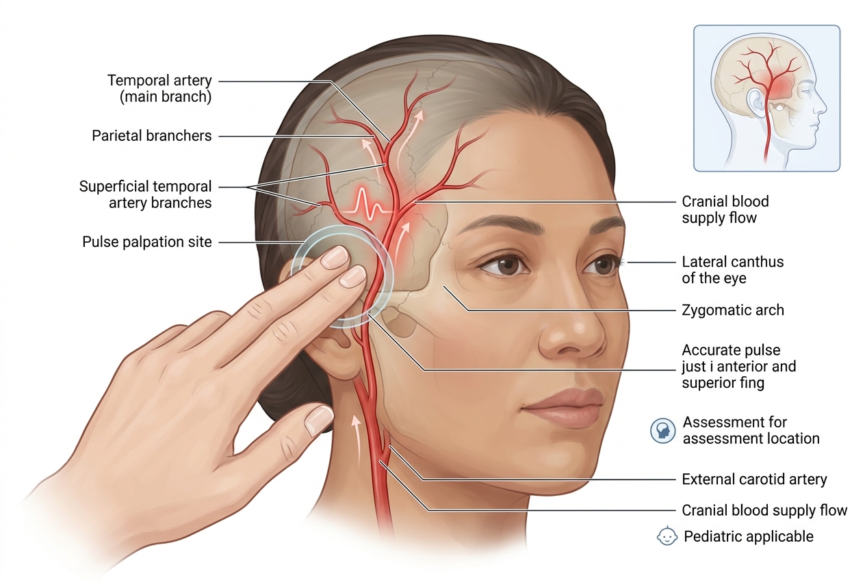Temporal Arteritis (Giant Cell Arteritis) — clinical illustration